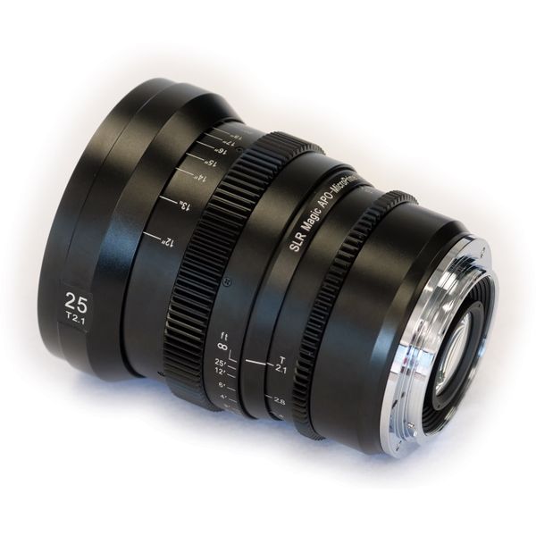SLR Magic MicroPrime APO 25mm T2.1 Lens for Canon EF Mount SLR