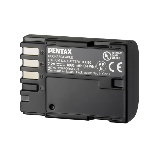 Pentax D-LI90 Battery for K-1 / K-3 / K-7 / K-5 / 645D