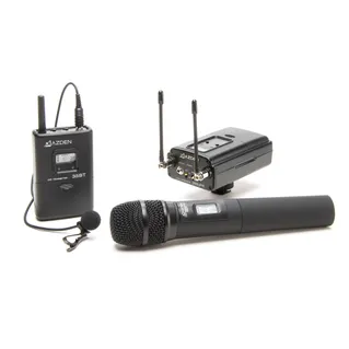 Azden 330LH UHF On-Camera Hand-Held & Body-Pack System 566.125-589.875 MHz Tx-Rx Kit