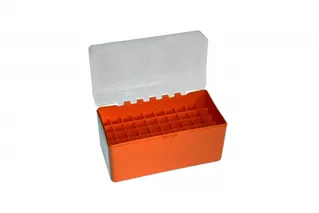 Megaline Ammo Box-50 Bullets Cal 6mm Orange/Transparent **