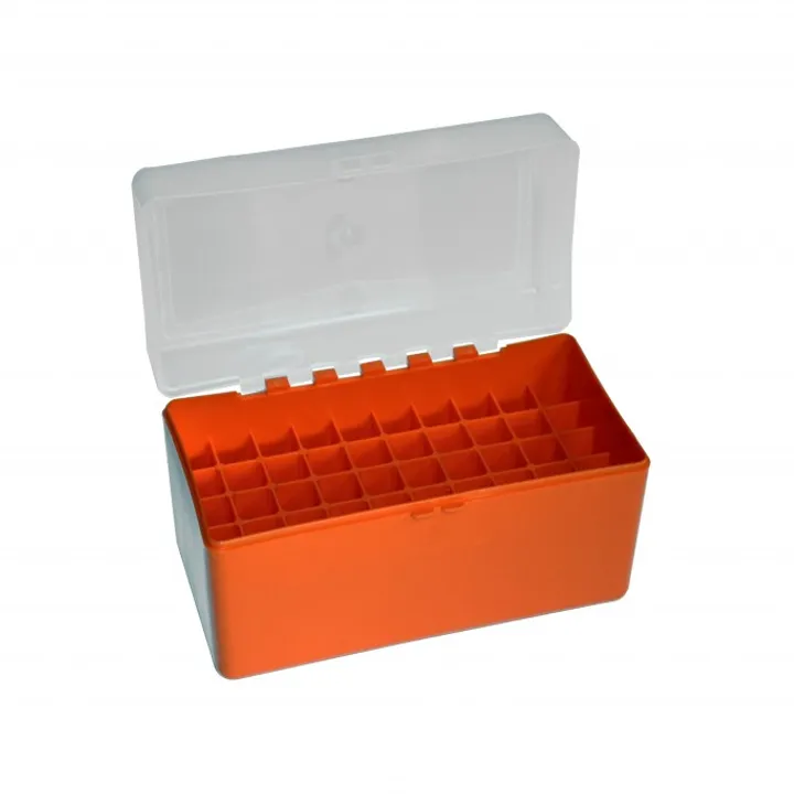 Megaline Ammo Box-50 Bullets Cal 6mm Orange/Transparent **