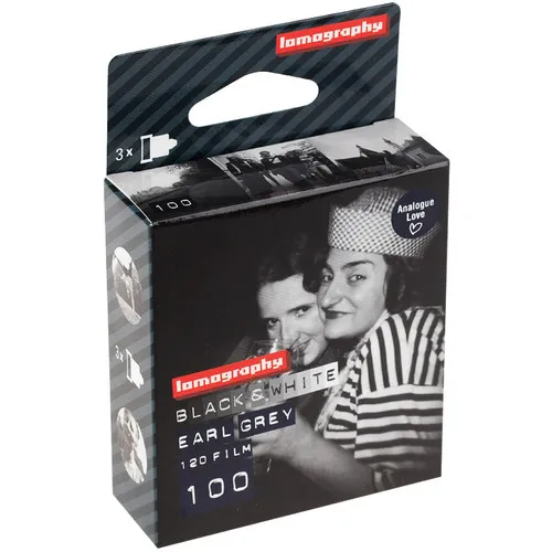 Lomography Earl Grey 100 Black & White Film (120 Roll, 3 Pack)