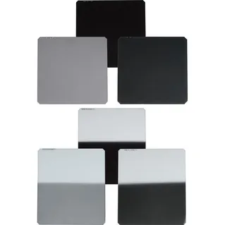 Formatt-Hitech 85x85/110mm Master Kit 6 Filters 1 to 3 Stops ND & Hard Edge Grad