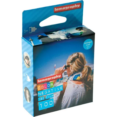 Lomography 100 Colour Film (120 Roll, 3 Pack)