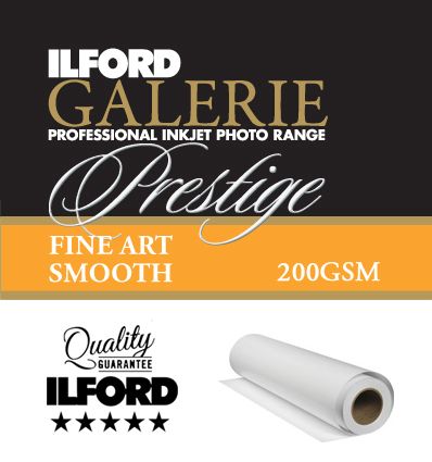 Ilford Galerie Fine Art Smooth 200gsm 50" 127cm x 15m Roll GPFAS