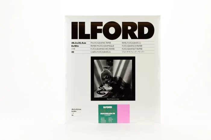 Ilford Multigrade FB Classic Glossy 8x10" Darkroom Paper 25 Sheets MGFB1K