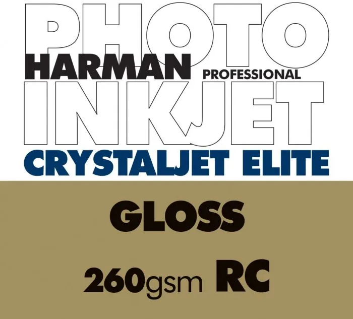 Harman Crystaljet Elite 260gsm Gloss 43.2cmx30.5m (17" Roll) ***