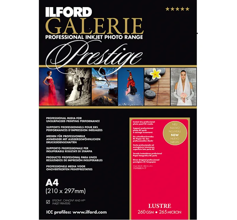 Ilford Galerie Satin 260gsm A4  25 Sheets IGLDP8