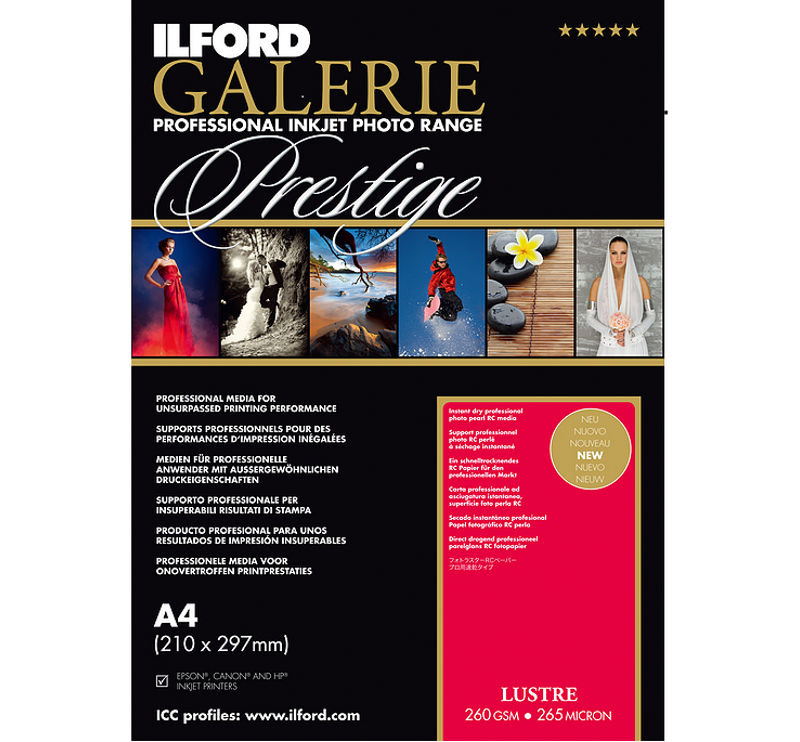 Ilford Galerie Satin 260gsm 8.5x11" (21.6x27.9cm) Letter 25 Sheets IGLDP8