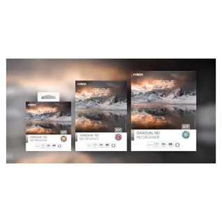 Cokin Graduated Neutral Density Filter Kit Plus - GND 121L, 121L, 121M, 121S