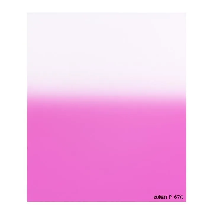 Cokin Graduated Fluorescent Pink 1 Filter