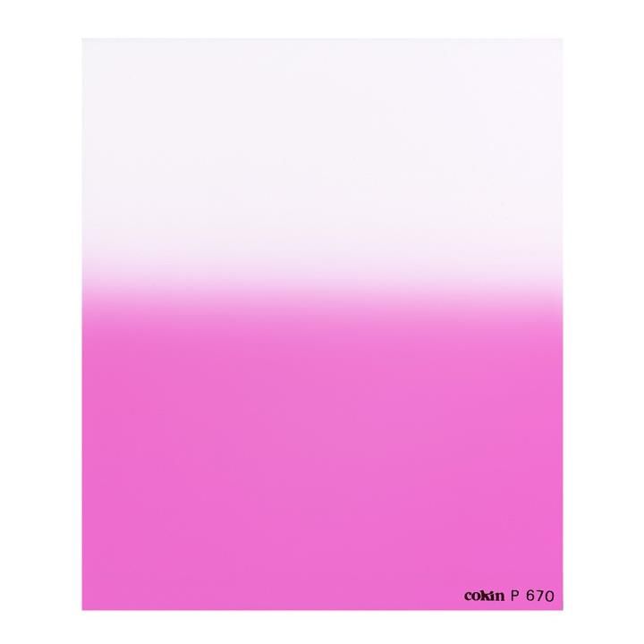 Cokin Graduated Fluorescent Pink 1 Filter