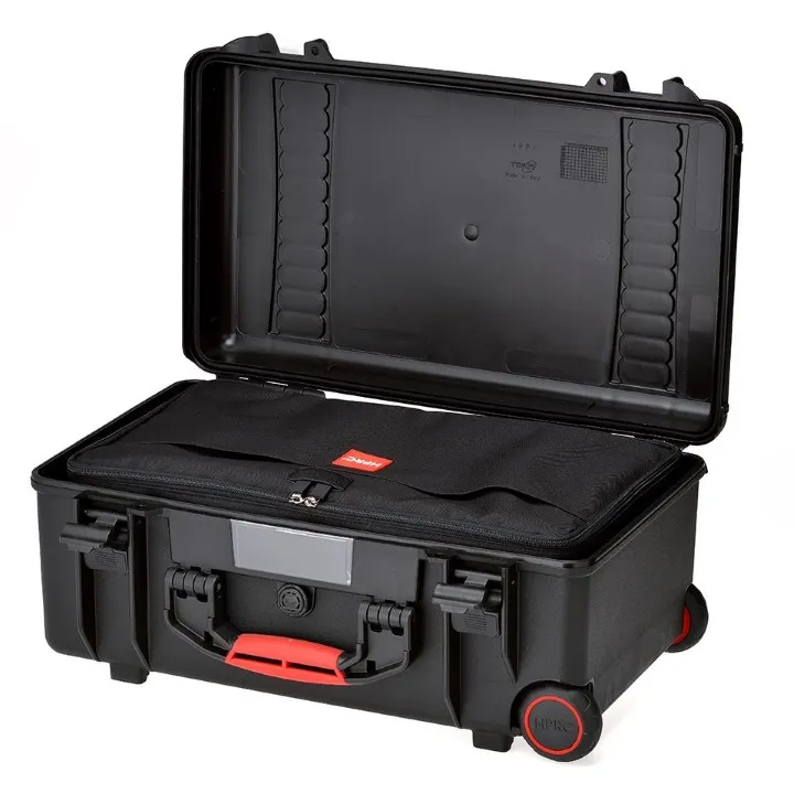 HPRC 2550W - Wheeled Hard Case with Bag & Dividers (Black)
