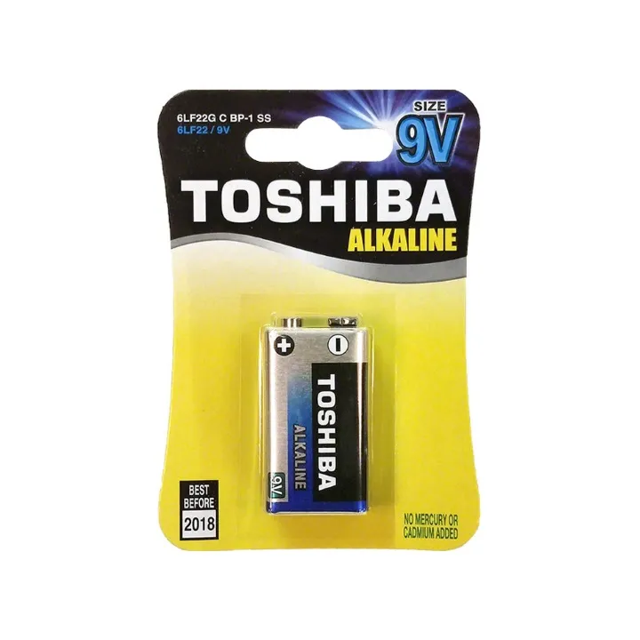 Toshiba 9V Alkaline Battery