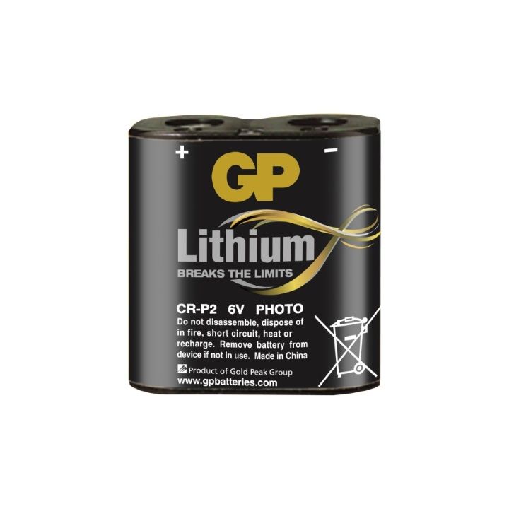 CR-P2 6V Lithium Battery