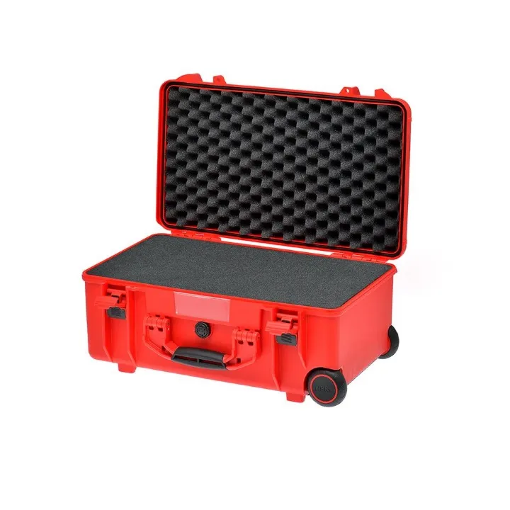 HPRC 2550W - Wheeled Hard Case with Cubed Foam (Red)