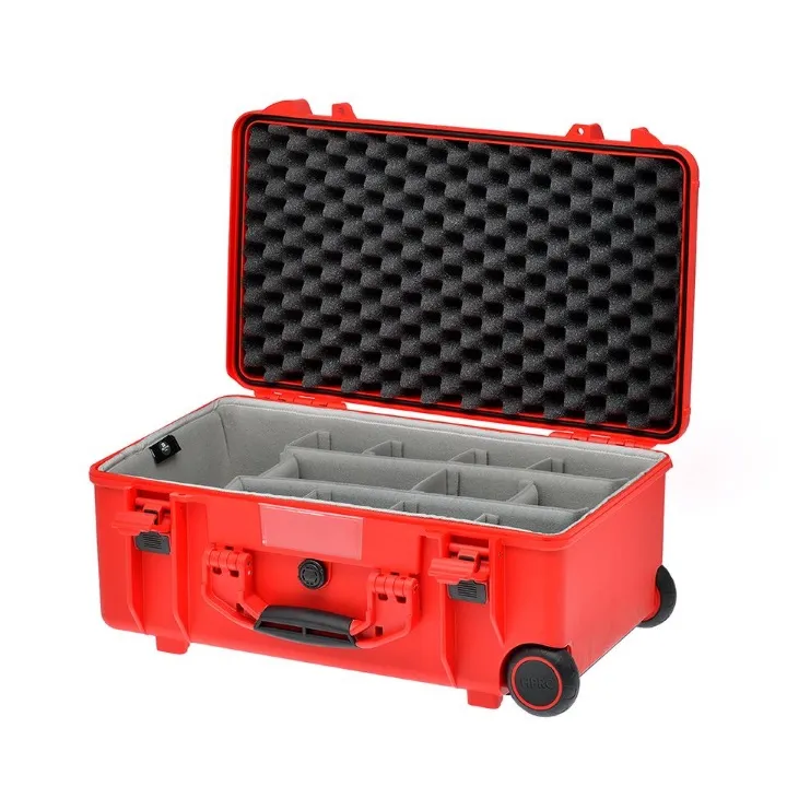 HPRC 2550W - Wheeled Hard Case + Second Skin Line & Divider Kit (Red)