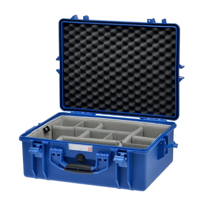 HPRC 2600W - Wheeled Hard Case with Second Skin Divider (Blue)