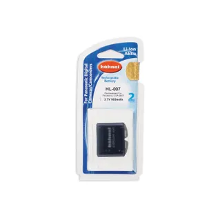 Hahnel HL-007 900mAh 3.7V Battery for Panasonic CGA-S007