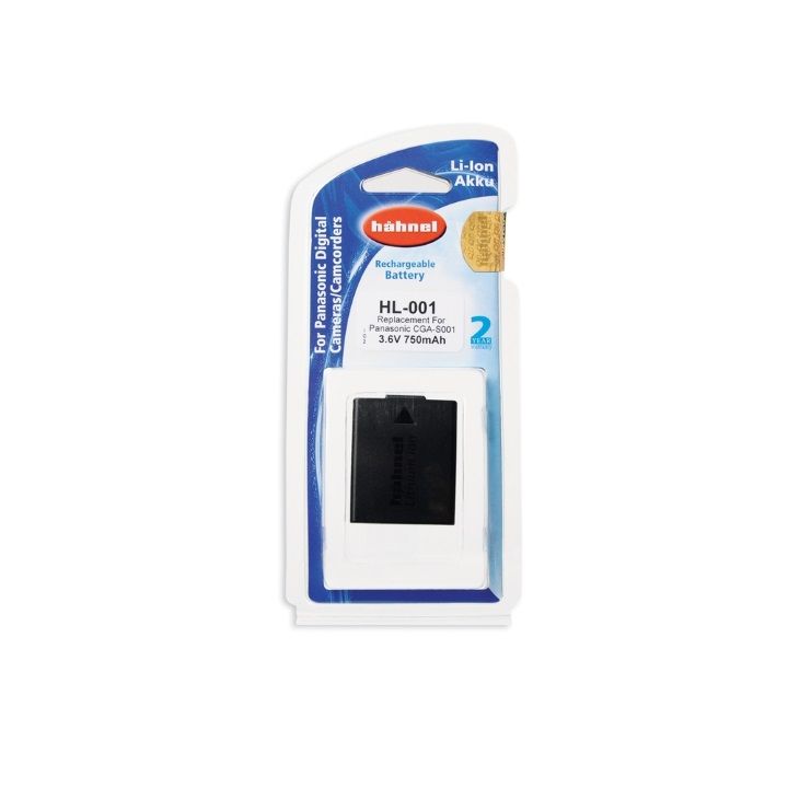 Hahnel HL-001 750mAh 3.6V Battery for Panasonic CGA-S001 **