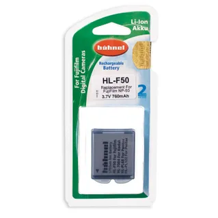 Hahnel HL-F50 760mAh 3.7V Battery for Fuji NP-50