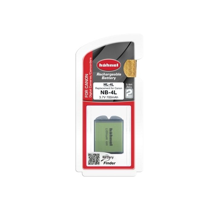 Hahnel HL-4L 700mAh 3.7V Battery for Canon NB-4LH