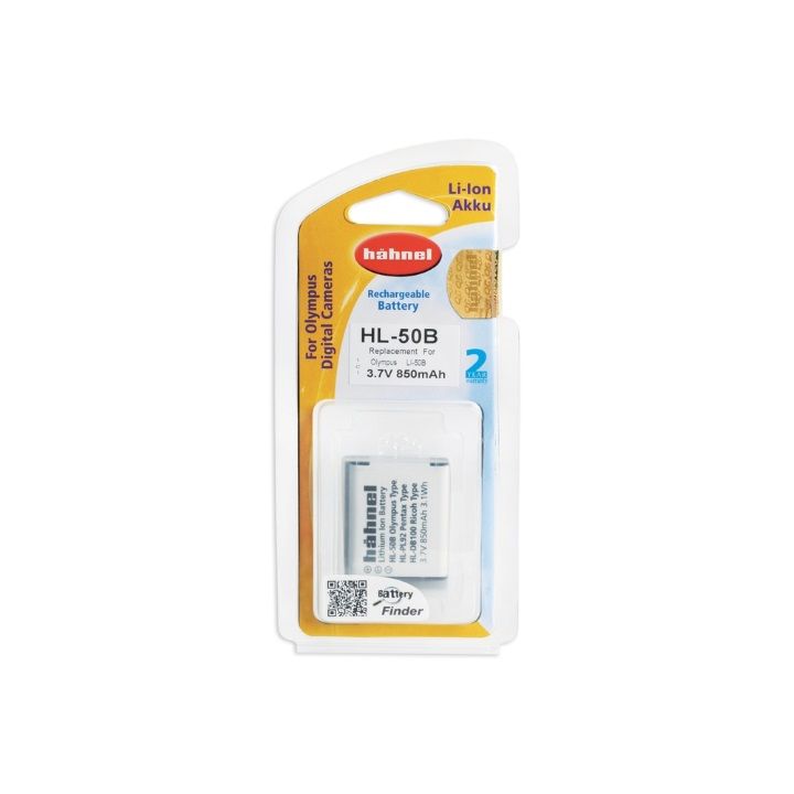 Hahnel Li-50B 850mAh 3.7V Battery for Olympus **