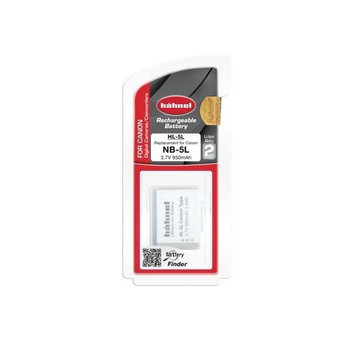 Hahnel HL-5L 950mAh 3.7V Battery for Canon NB-5L