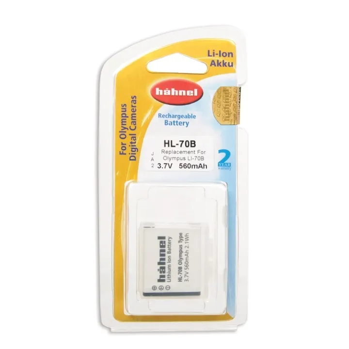 Hahnel HL-70B 560mAh 3.7V Battery for Olympus Li-70B