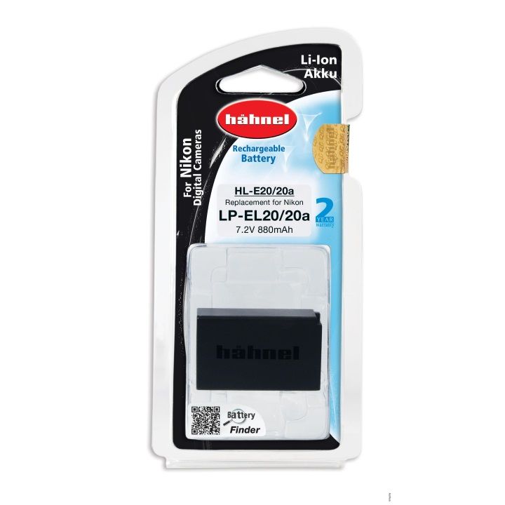 Hahnel HL-EL20/20a 880mAh 7.4V Battery for Nikon EN-EL20 / EN-EL20a