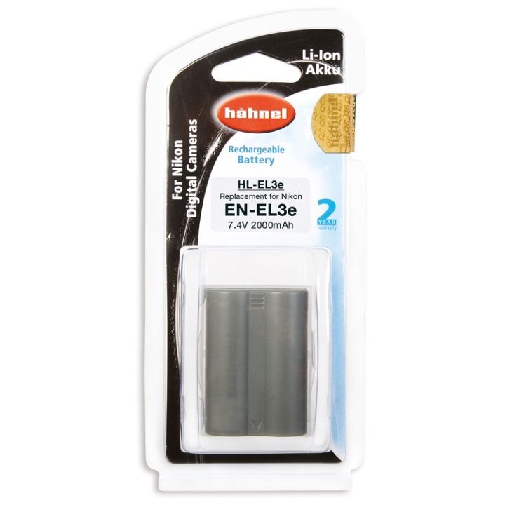 Hahnel HL-EL3e 2000mAh 7.4V Battery for Nikon EN-EL3e
