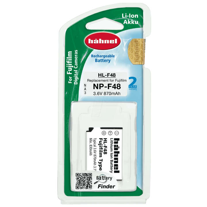 Hahnel NP-48 870mAh 3.6V Battery for Fuji **