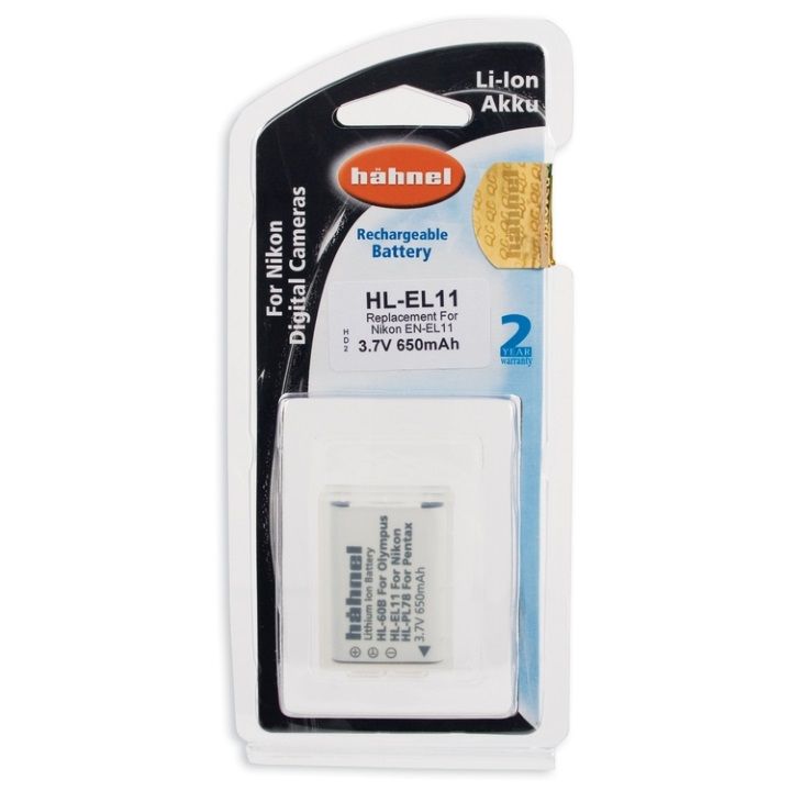 Hahnel HL-EL11 650mAh 3.7V Battery for Nikon EN-EL11