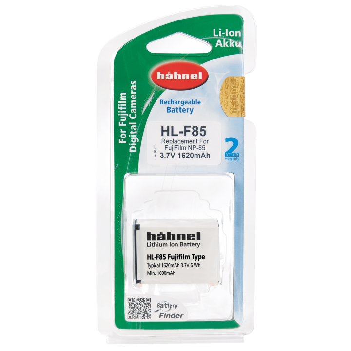Hahnel HL-F85 1620mAh 3.7V Battery for Fuji NP-85
