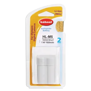 Hahnel HL-M5 1620mAh 7.4V Battery for Olympus PS-BLM5 **