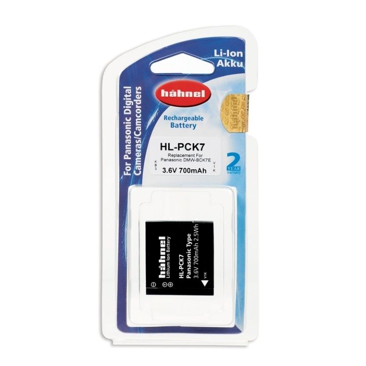 Hahnel DMW-BCK7E 700mAh 3.6V Battery for Panasonic **