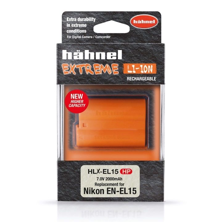 Hahnel EXTREME EL-EN15HP 2000 mAh 7.0V Battery for Nikon