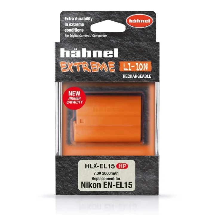 Hahnel EXTREME EL-EN15HP 2400 mAh 7.2V Battery for Nikon