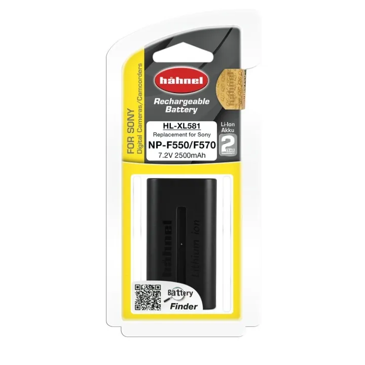 Hahnel NP-F550 2500mAh 7.2V Battery for Sony