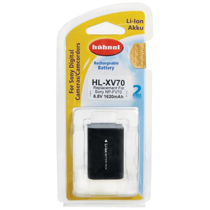 Hahnel HL-XV70 1620mAh 6.8V Battery for Sony NP-FV70