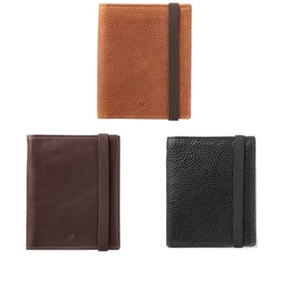 Barber Shop Fringe Leather Passport & Memory Card Holder