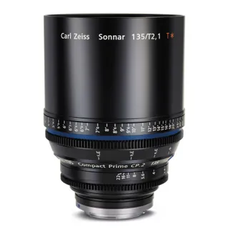 Zeiss CP.2 135mm/T2.1 Feet Compact Prime Cine Lens for Canon EF Mount