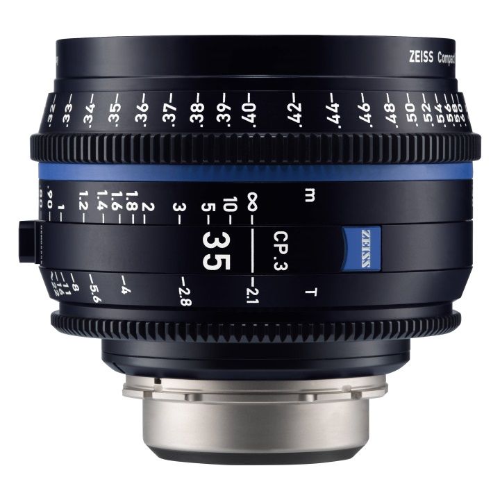 Zeiss CP.3  35mm/T2.1 Feet Compact Prime Cine Lens for Canon EF Mount