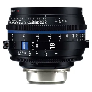Zeiss CP.3 18mm T2.9 Feet XD eXtended Data Compact Prime Cine Lens for PL Mount