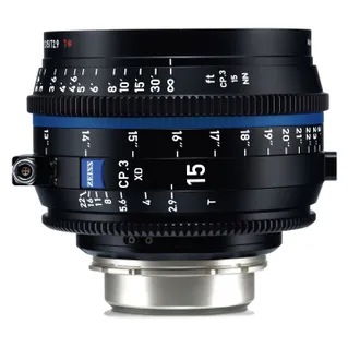 Zeiss CP.3 15mm T2.9 Feet XD eXtended Data Compact Prime Cine Lens for PL Mount