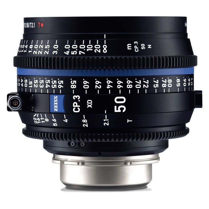 Zeiss CP.3 50mm T2.1 Feet XD eXtended Data Compact Prime Cine Lens for PL Mount