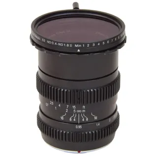 SLR Magic HyperPrime Bundle 25mm T0.95 (III) lens & 52mm variable ND (II) MFT Mount