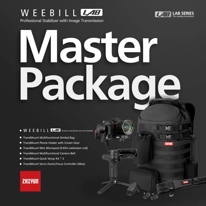 Zhiyun Weebill Lab Handheld Stabliser Master Pack **