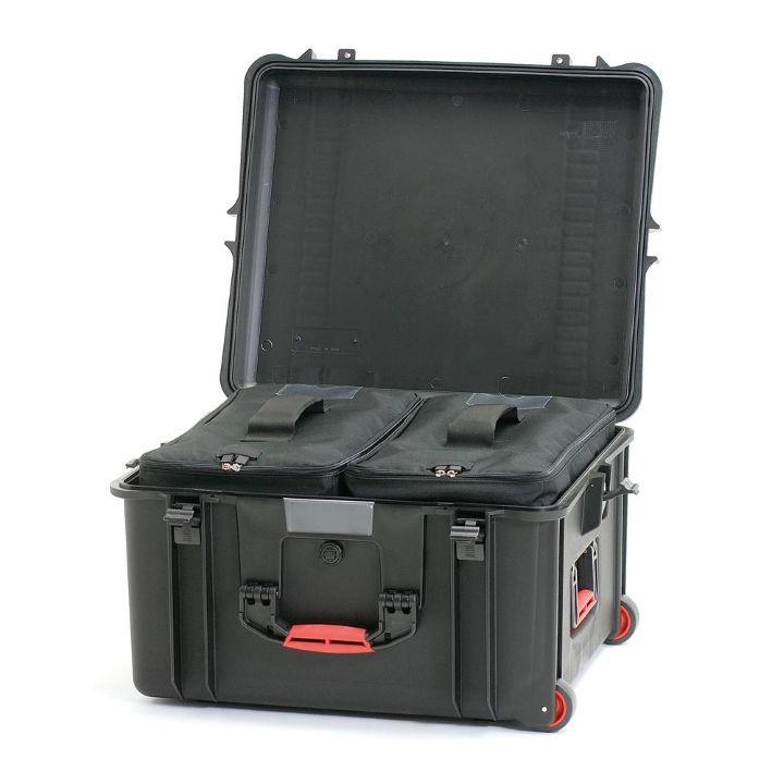HPRC 2730W - Wheeled Hard Case with 2 Bags & Dividers (Black) **