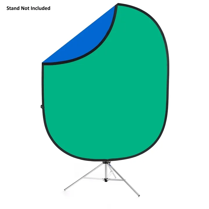 Savage Folding Green/Blue Collapsible Backdrop